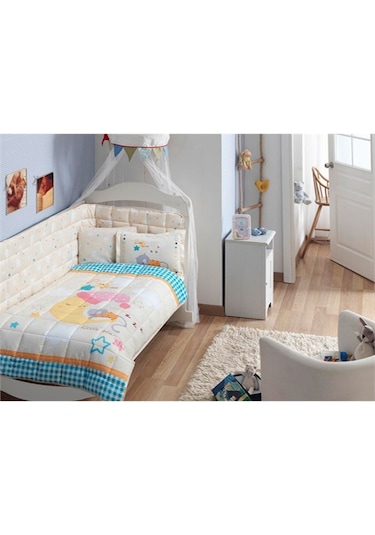 Taç Bebek Ranforce Uyku Seti Lıttle Cat Sarı