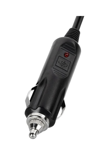 Pazly Araba Şarj Cihazı Dc Güç Kaynağı Kablosu 2m 12v 24v Adaptör, Erkek-dişi Konnektör, Siyah