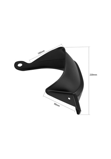 Tenfowee Nc700x/nc750x/s/dtc Motosiklet El Koruyucu Koruması - Siyah Abs Malzeme - Sürüşte El Koruması Sağlar - Uyumlu Modeller: 2012-2019