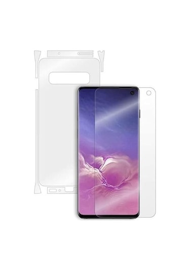 Galaxy S10e İle Uyumlu Ön-arka Jelatin Tam Koruma