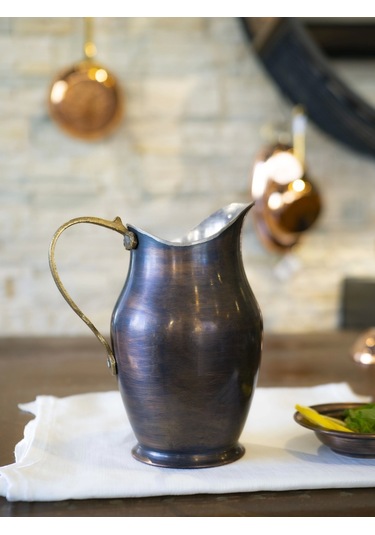 Bakır Sürahi Antalya Model Oksit Renk