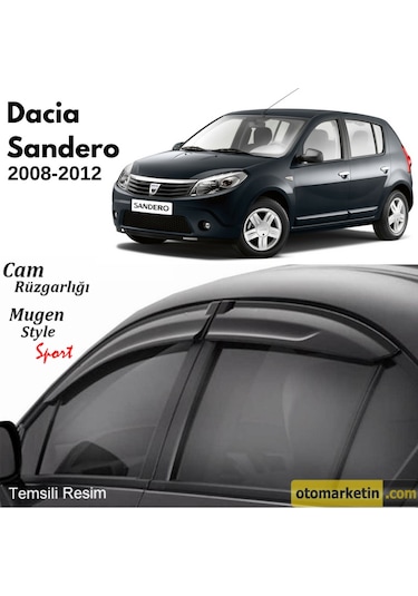 Dacia Sandero Mugen Cam Rüzgarlığı 2008-2012