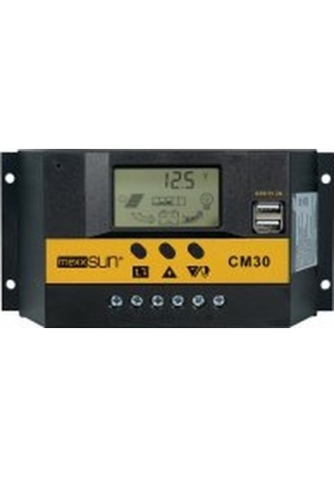Mexxsun - İnges 30 Amper Pwm Şarj Kontrol Cihazı - 12/24 Volt - Şarj Kesici Regülatörü