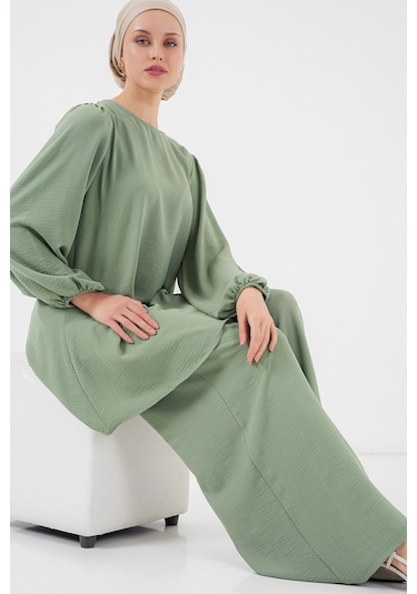 Bigdart Ayrobin Tunik Pantolon Alt Üst Takım 6712 - Çağla