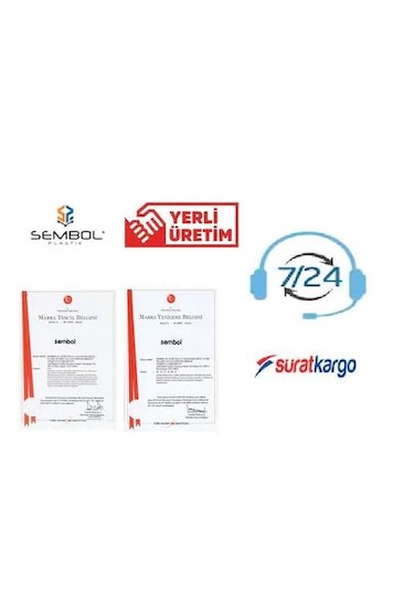 Sembol Plastik Spk 15 K Özel Ölçülü Plastik Kasa Gri