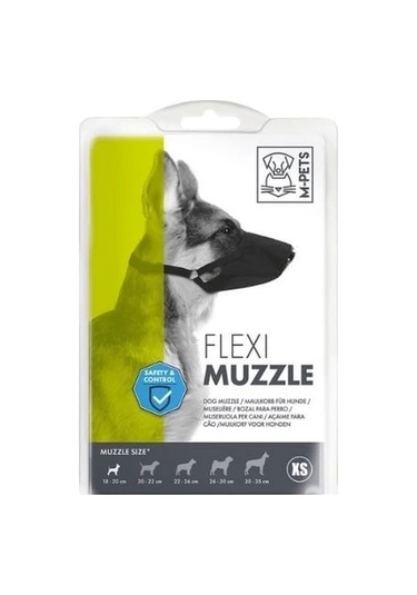 M-pets Flexi Ayarlanabilir Bez Köpek Ağızlığı Small