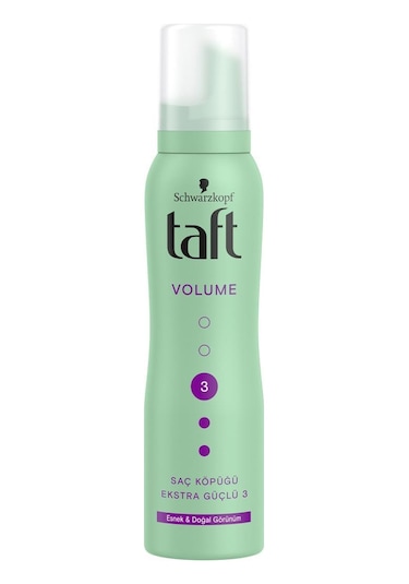 Taft True Volume Esnek Hacim Veren Ekstra Güçlü Saç Köpüğü 150 ML