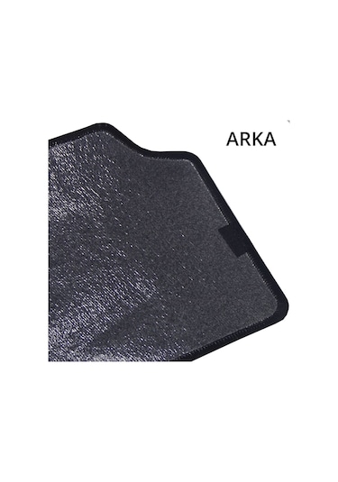 Üst Kalite Universal Tüm Araçlara Uygun Halı Paspas 4 Parça Siyah