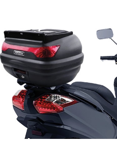 Wogen Motosiklet Arka Çanta 41 Litre Sırt Dayamalı Siyah