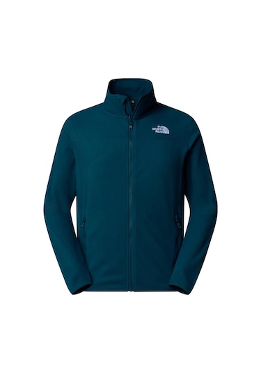 The North Face M 100 Glacıer Erkek Tam Fermuar Polar Nf0a855x1no1 Mavi
