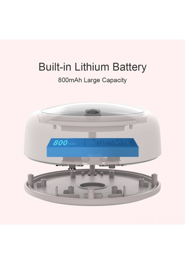 Neevoyu Kedi Desenli Entegre Sensörlü Gece Lambası - Usb Şarjlı, Sürekli/sensör Işık Modu, Duvar/üst/asma Montaj, Zirve/orta Işık Seçeneği Beyaz