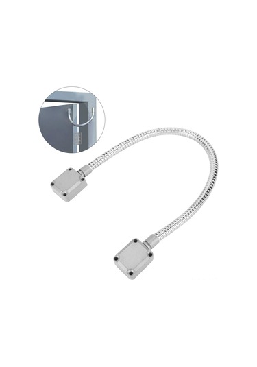 Yaozixa Kapı Açma-kapama Kablolarını Koruyucu, Paslanmaz Çelik, 8mm İç Çaplı, Dayanıklı Ve Pas Koruyucu Kordon Koruyucu