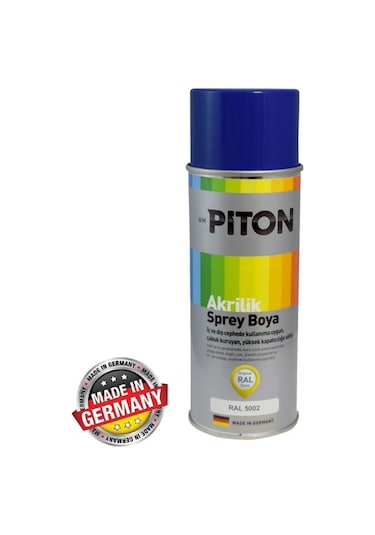 Piton Akrilik Sprey Boya 400 Ml Ral5002 Ultramarin Mavi