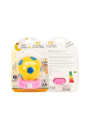 Powermaster Pm-4451 Sarı Lacivert Gece Lambası Doğal Işık