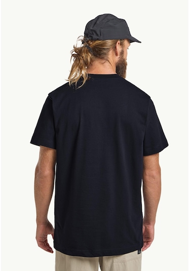 Jack Wolfskin Brand T M Erkek T-shirt-29683 Lacivert