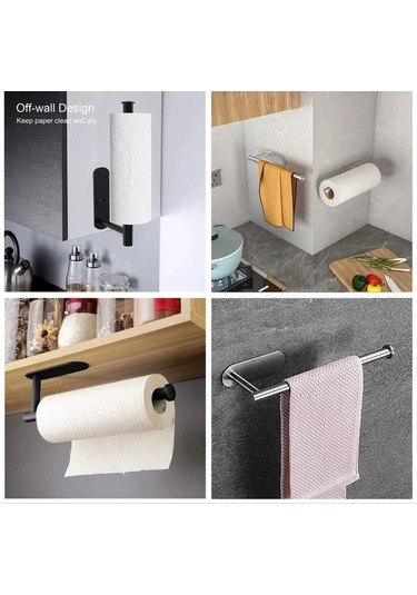 Maoyaya Mutfak Kağıt Havluluk Yapışkanlı Doku Askısı Tuvalet Rulo Kağıt Çok Renkli, Pratik Tasarım Çok Renkli