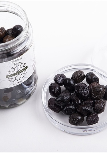 Teofarm Yağlı Salamura Siyah Zeytin 430 G