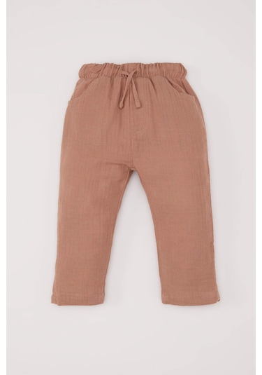 DeFacto Erkek Bebek 2'li Takım Müslin Uzun Kollu Gömlek Beli Lastikli Alt E2013A525SPBG286 Bej DeFacto Erkek Bebek 2'li Takım Müslin Uzun Kollu Gömlek Beli Lastikli Alt E2013A525SPBG286 Bej