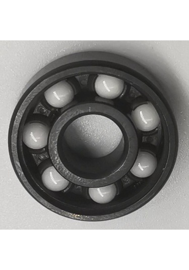 4 Adet Seramik Rulmanlar Yüksek Hız Kaykay Tekerleği İçin Siyah