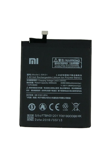 Xiaomi Redmi S2 (Bn31) Batarya Pil 3080mAh