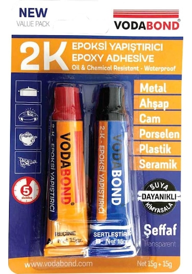 Vodabond 2K Rapid Epoxy Yapıştırıcı  30Gr