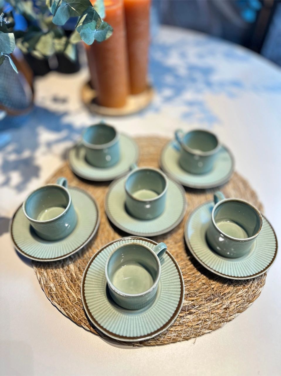 Kütahya Adl12kt730p03 Adler Yeşil Kahve Fincanı Yeşil