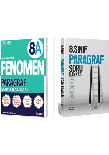 Fenomen 8. Sınıf Paragraf A Soru Bankası + İsem Paragraf Soru Ban