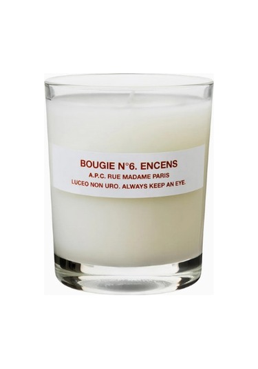 A.p.c Şeffaf Cam Kaplı 150g Mum 50 Saat Kullanım Encens
