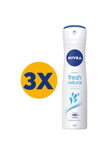 Nivea Fresh Kadın Sprey Deodorant 3 x 150 ML