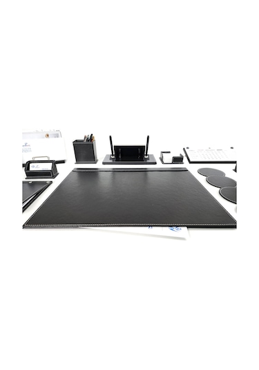 Prozenis Cerrahpaşa Isimlikli Siyah Deri Sümen Takımı 13 Parça