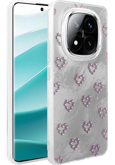 Xiaomi Redmi Note 14 Pro Plus Kılıf Kamera Korumalı Figürlü Zore Ponti Silikon Kapak