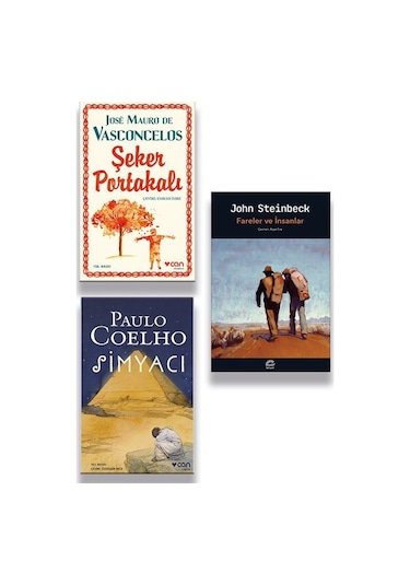 Şeker Portakalı & Simyacı & Fareler Ve İnsanlar 3 Kitap Set ...