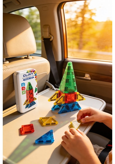 Mini Manyetik Bloklar 32 Parça Travel Set