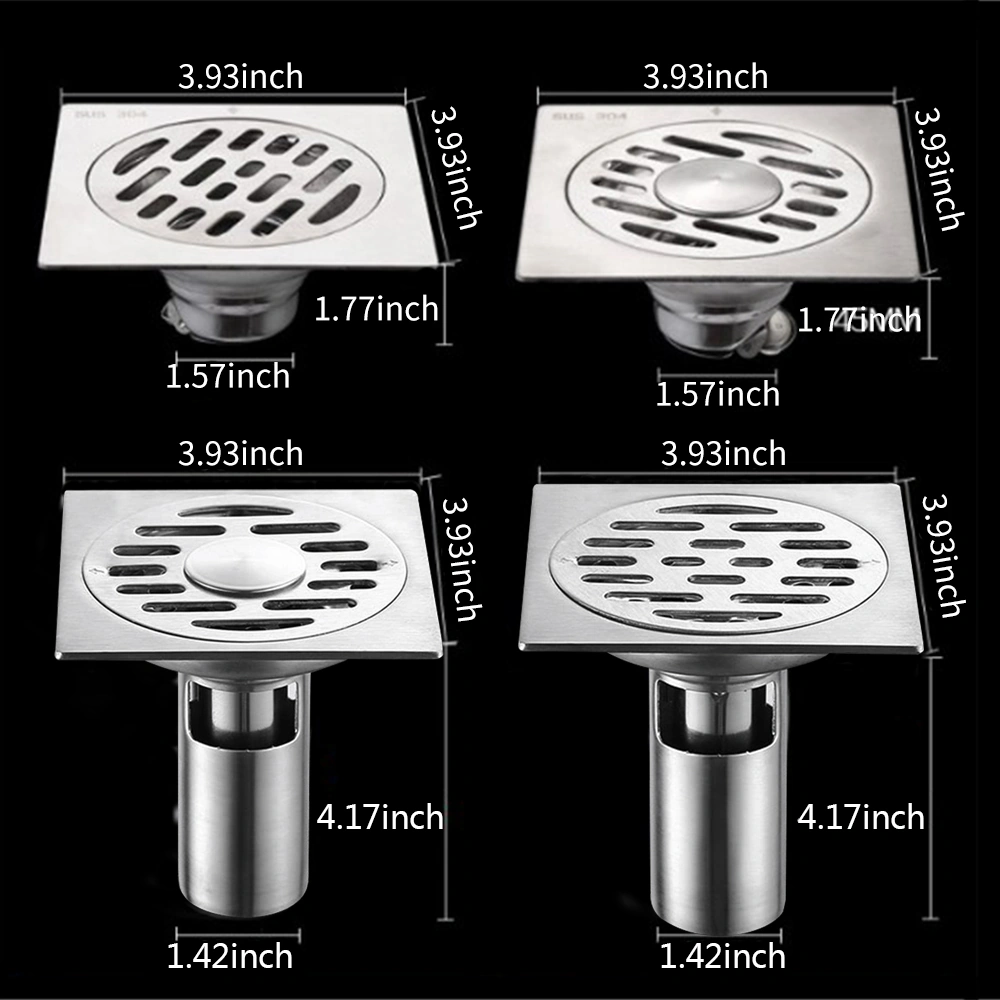 Yunboo 304 Paslanmaz Çelik Banyo/çamaşır Makinesi Kullanıma Uygun Koku Engelleme Derin Su Sigortalı Su Tüpü - Gümüş Diğer