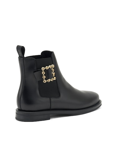 Bot Kadın 98z8 Frau Setafancy Nero Black Null Siyah
