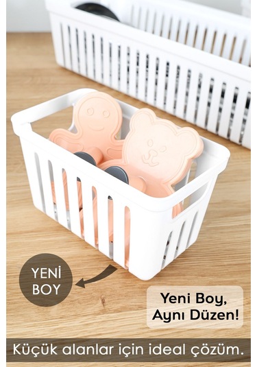 13 Parça Modüler Kaşıklık Seti - Çok Amaçlı Çekmece İçi Düzenleyici Mutfak Organizer Kepçelik Beyaz