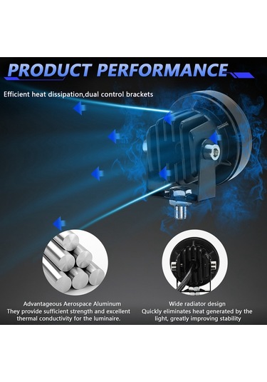 Motosiklet Spotları Çift Renkli Lazer Farlar Sis Farları