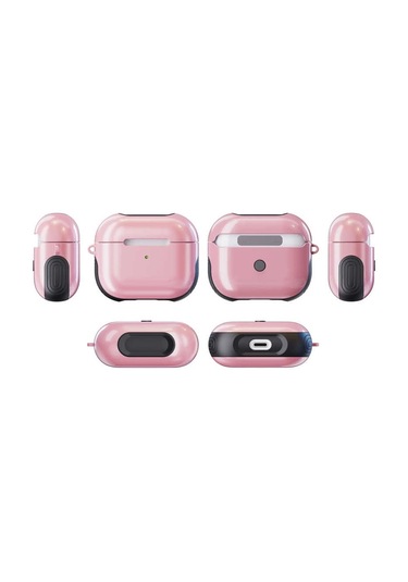 Airpods Uyumlu 3. Nesil Kılıf Zore Shockproof Silikon Sarı