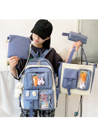 Ortaokul Öğrencileri İçin Büyük Kapasiteli Ve Yüksek Değerli Sırt Çantası Siyah