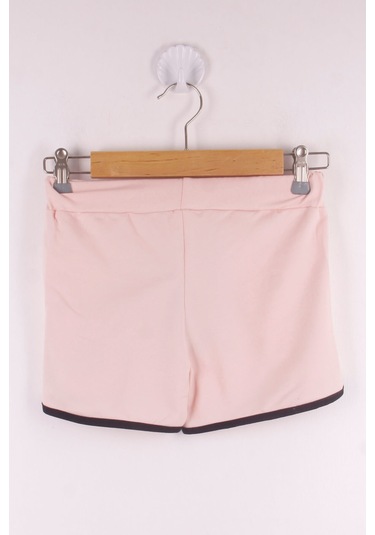 Toontoy Kız Çocuk Pamuklu Şort Pudra