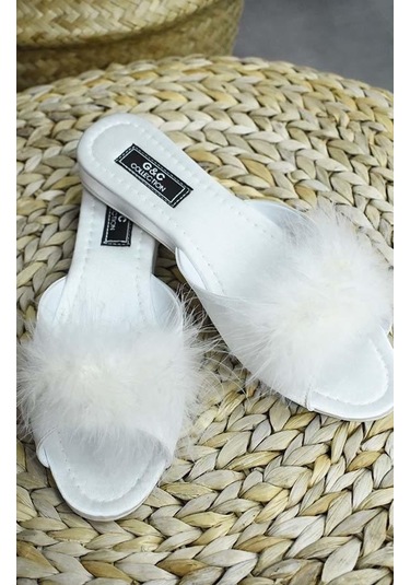 G&c 180 Topuksuz Tüylü Bayan Terlik 001