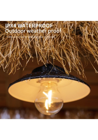 Teltree Sıcak Işıklı Led Kamp Lambası, Dahili Batarya Ve Kanca İle, Type-c Şarjlı, 1200mah, 100-200lm, Ipx4 Su Geçirmez Ly11b Çok Renkli