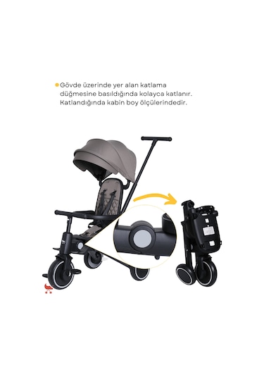 Merkür Bebe Hawk Üç Tekerlekli Bebek Ve Çocuk Bisikleti Yeşil Yeşil