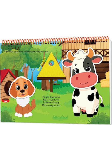 Yükselen Zeka 12-20 Ay İlk Cırt Cırtlı - Keçeli Etkinli Kitabım