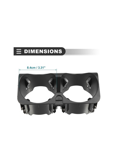 Mercedesbenz W221 20092012 İçin Araba Fincanı Tutucu, Fincan İçecek Sahibi, Plastik, Siyah