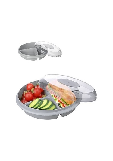 Büro Ev Ofis Kahvaltı Keyfi İçin 3bölme Kahvaltılık Kolay Servis Kapaklı Kahvaltılığı Diğer