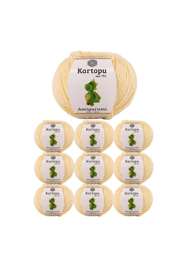 10 Adet Amigurumi El Örgü İpi 50gr 331