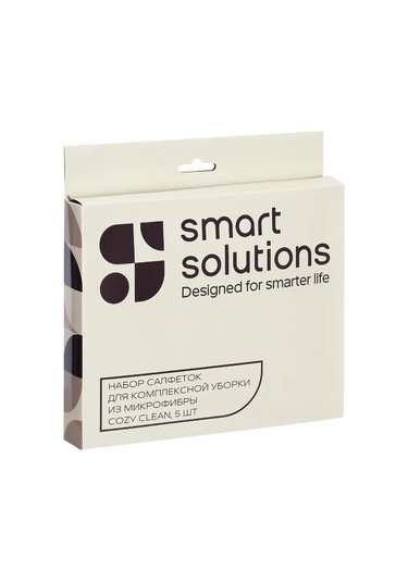 Smart Solutions Cozy Clean 30x27 Cm Mikrofiber Temizlik Bezleri Seti 5 Adet 399847706 Bej