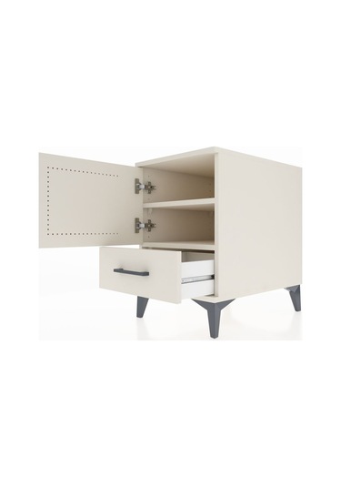 Kronos Komodin 2 Raflı Tek Çekmeceli Tek Kapaklı 44x59x64 Ayt... Aytaşı