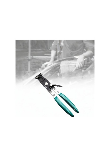 Pazly Yeşil Suntek Saplı Pense Kelepçesi Kaymaz Hortum Aşınmaya Jr